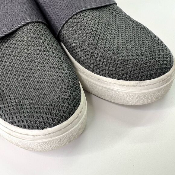 Eileen Fisher Pari Platform Knit Sneakers Graphite Grey 7.5 - Picture 7 of 12